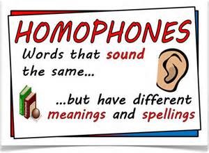 homophones