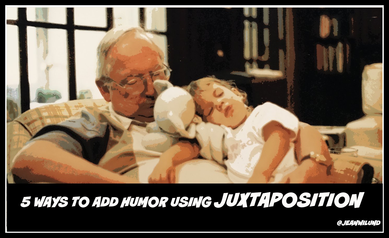 Five Ways to Add Humor Using Juxtaposition via www.AlmostAnAuthor.com (@JeanWilund)