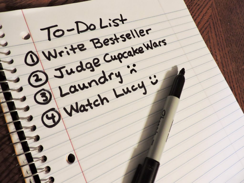 Making a List and Checking It Twice - Almost An Author