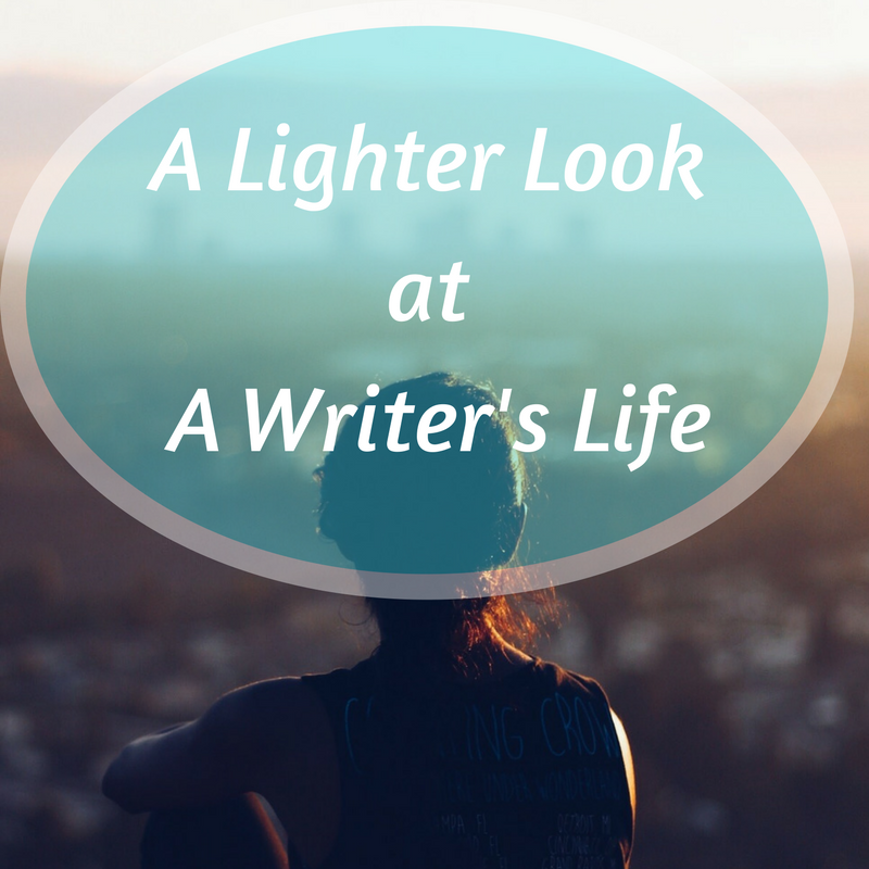 lighter look at a writer's life