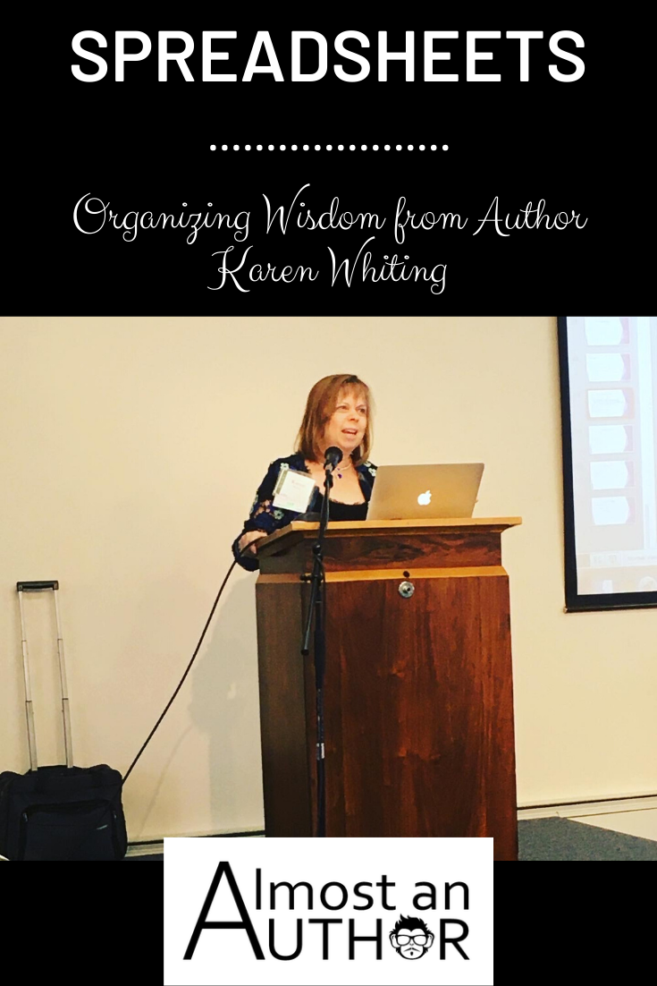 Spreadsheets: Organizing Wisdom from Author Karen Whiting - Almost An ...
